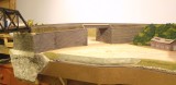 With bridge in place