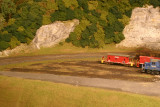 Area behind engine terminal