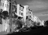 houses in black white