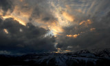 sunset over jackson hole