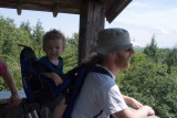 Rob and Julian in back-pack