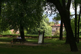 Amazing the Old City is surrounded by a park above it.