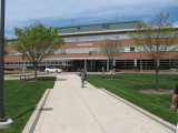 Olmstead building as viewed from the library entrance