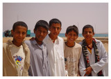 Young lads in Downtown El Saloum