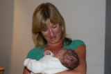 Aunty Carli holding Charli