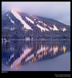 Ski resorts evening