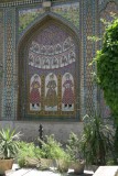 Glazed Tile Tableau at Naranjestan Garden