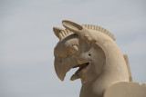 Griffin with eagles head and lions body.<br/> Griffioen met adelaarskop en het lichaam van een leeuw.