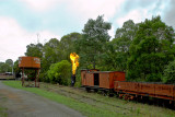 Flames from the mineshaft