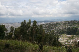 looking across the valley