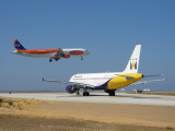 2 Aircrafts at Faro International Airport