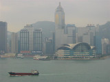 Foggy Hong Kong Skyline