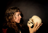 Heather and skull