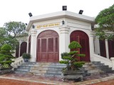 Front door of the villa