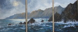 Devon Coast, acrylic