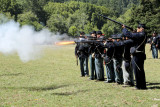 rifle firing practice flame