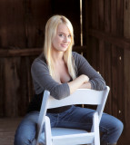 Blond on Chair