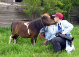 Janice with mini horse