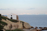 Porto Torres - Chiesa di Balai (e Corsica innevata sullo sfondo)