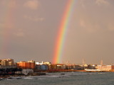 Porto Torres - Alba con arcobaleno