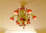 Ceiling Light. The Rose Room.  Greyfriars Hotel Colchester
