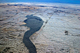 Aerial vie near Calgary, Alberta, Canada