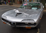 1971 Alfa Romeo Montreal - Unusual side styling below. - Concorso Ferrari & Friends (other Italian cars)