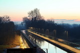 Pont Canal Digoin at dusk