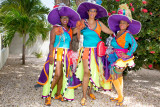 Curacao ladies,ready for the Carnaval !