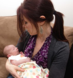 My daughter, Erin, with my grandson, Ambrose