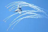 Poolse Mig-29 met flares