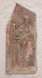 Uncovered wall carving