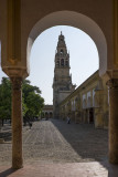 The bell tower enclosing the minaret