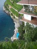 View of Hotel Santa Catelina beach