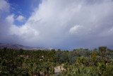 Breakfast area view before rain