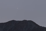Crescent Venus Over Telescope Peak