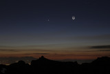 Venus, Moon, Mercury Conjunction