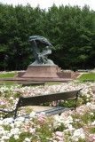 Chopin statue in the Łazienki  park