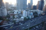 View from our room at the Majestic Grande Hotel Bangkok