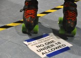 Sign At A Roller Derby Meet