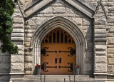 Church Entrance in Washington D.C. 