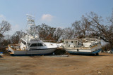 In the Wake of Ivan, Beached Boats
