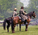 Confederate Officers on Horseback, Kennesaw Mountain