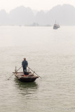 Fisherman in Ha Long Bay, III