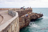 Fishing from the Malecon