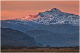 Snowdon from the Cob at Porthmadog