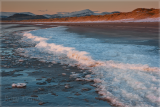 Ice on Harlech beach