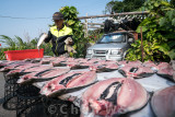 Drying fish in Jiangzijiao