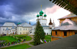 The calm before the storm at Rostov Kremlin,Russia