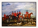 The Meet of the Keith Hall Foxhounds